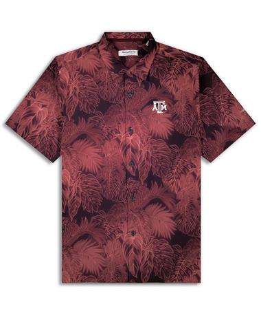 Texas A&M Tommy Bahama Coast Luminescent Fronds Button Down Shirt