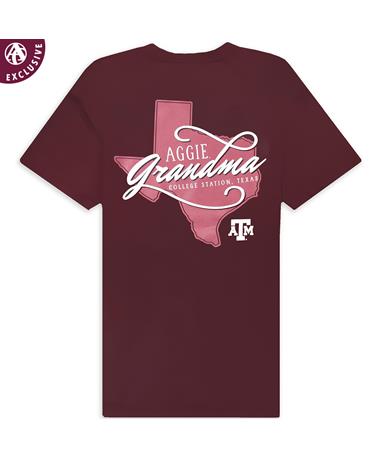 Texas A&M Script Aggie Grandma Texas T-Shirt