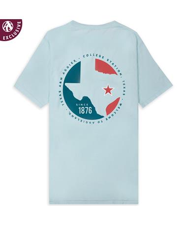 Texas A&M Red, White, & Blue Texas Star Comfort Wash T-Shirt