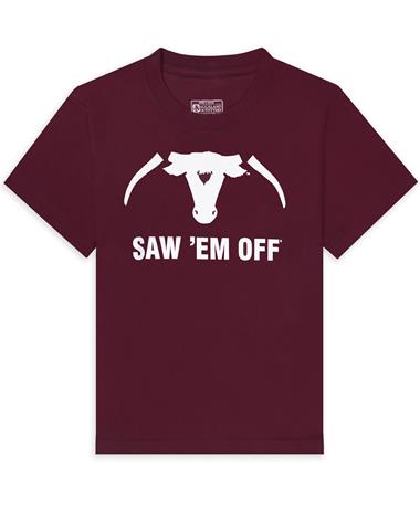 Texas A&M Basic Saw 'Em Off Youth T-Shirt