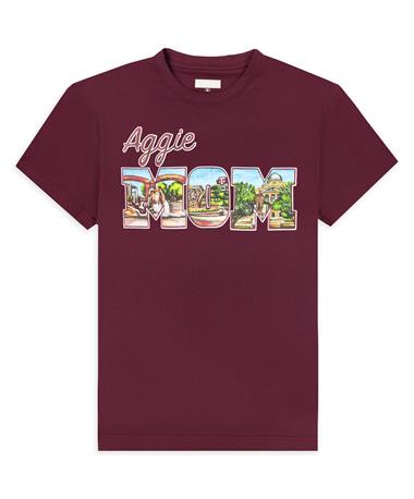 Texas A&M Aggie Mom Collage T-Shirt