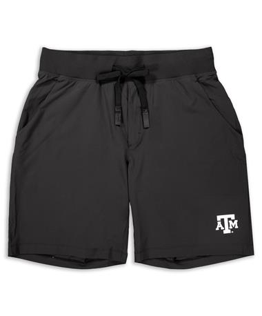 Texas A&M Block ATM Black Shorts