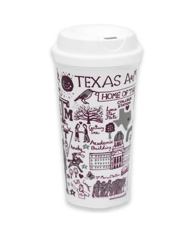 Texas A&M Julia Gash Plastic Tumbler