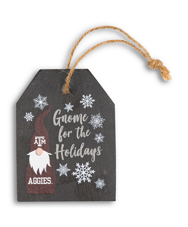 Texas A&M Aggies Slate Gift Tag Gnome Ornament