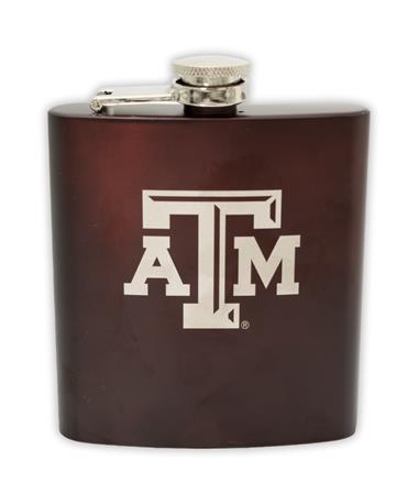 Texas A&M Maroon Old Fashioned Flask