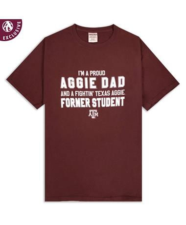 Aggie Dad & Former Student Comfort Wash T-Shirt