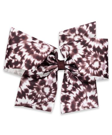 Texas A&M King Maroon And White Tie Dye Bow