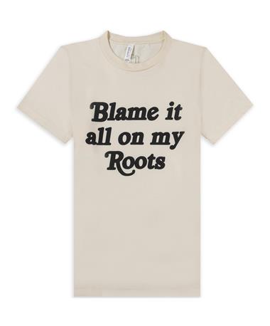 Blame It All On My Roots Ivory T-Shirt