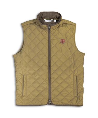 Texas A&M Peter Millar Essex Quilted Travel Vest
