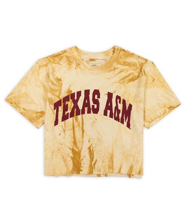 Texas A&M Yellow Blast Tee Crop
