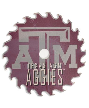 Texas A&M Rustic Circular Saw Sign