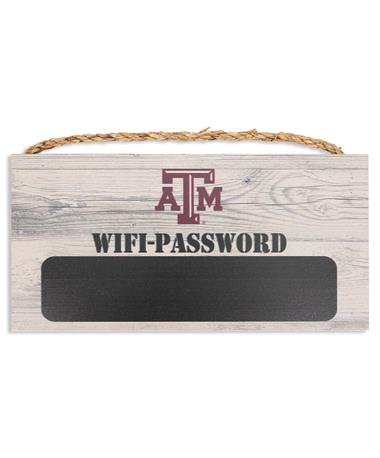 Texas A&M Wifi Password Sign