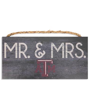 Texas A&M Mr. & Mrs. Sign