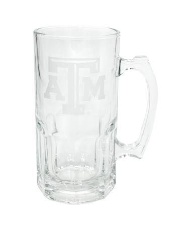 Texas A&M Macho Mug Clear Etched