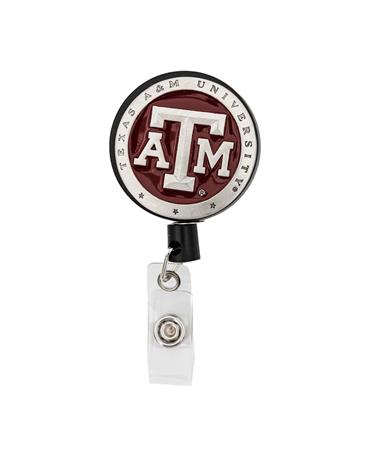 Texas A&M Heritage Pewter Badge Reel