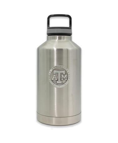 Texas A&M XL Silver Water Bottle