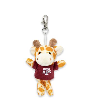 Texas A&M Giraffe Keychain