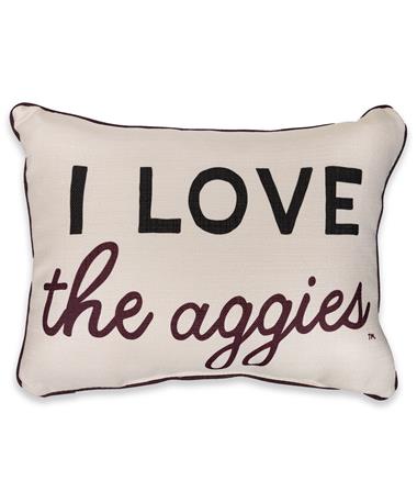 Aggies Love Pillow
