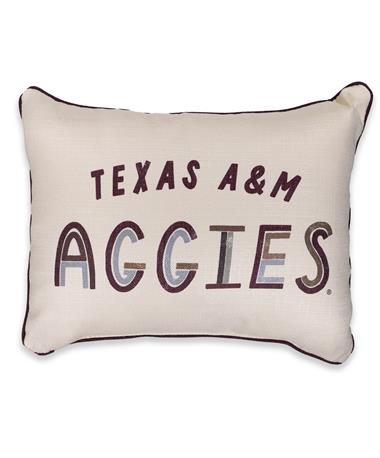 Texas A&M Poster Press Collegiate Pillow