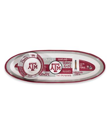 Texas A&M Two Piece Oval And Bowl Set