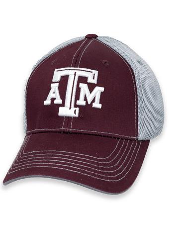 Texas A&M Beveled Mesh Cap