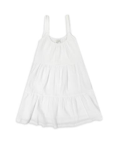 White Gauze Mini Dress