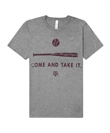 Texas A&M Aggie Come and Take It Baseball Youth T-Shirt