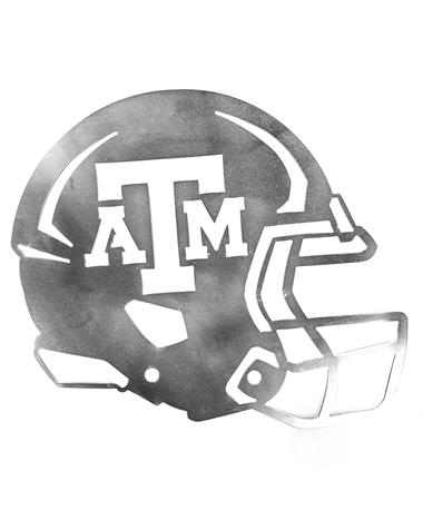 Texas A&M Football Helmet Unfinished Sign