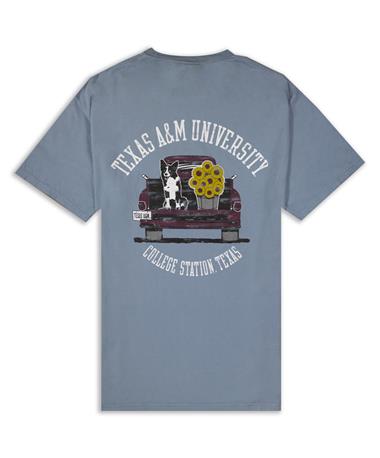 Texas A&M Blue Pickup Truck Tailgate T-Shirt