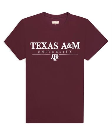 Texas A&M University Simple Line T-Shirt