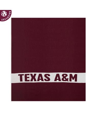 Texas A&M Single Stripe Blanket