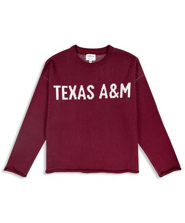 Texas A&M Maroon Boxy Sweater