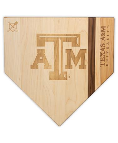 Texas A&M Home Plate Cutting Board