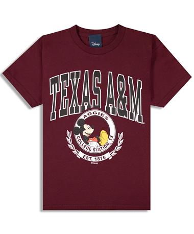 Texas A&M Impact Zone Mickey T-Shirt