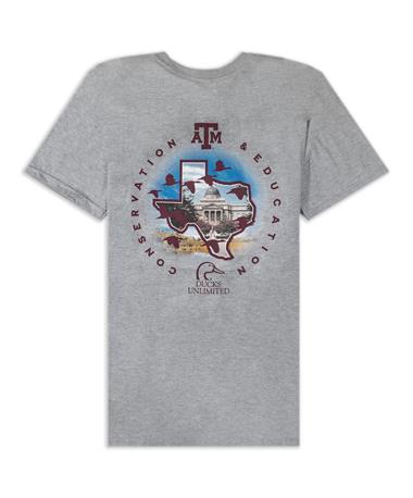 Texas A&M Ducks Unlimited Academic Building T-Shirt