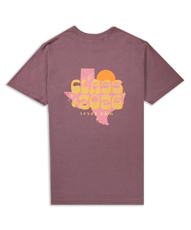 Texas A&M Groovy Class of 2026 Maroon T-Shirt
