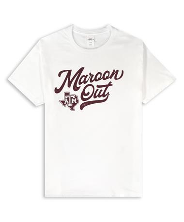 Texas A&M White Maroon Out T-Shirt