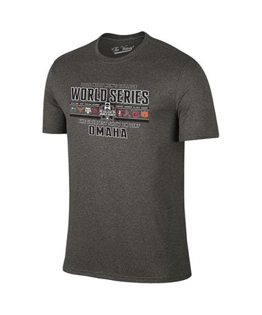 Texas A&M Bar World Series 2022 Teams Grey T-Shirt