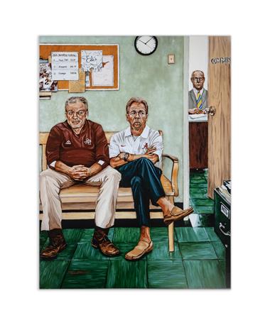"Outside the Commissioner Office" Printed Painting