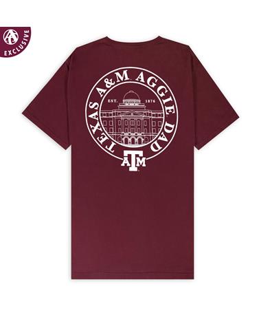 Texas A&M Academic Building Dad T-Shirt