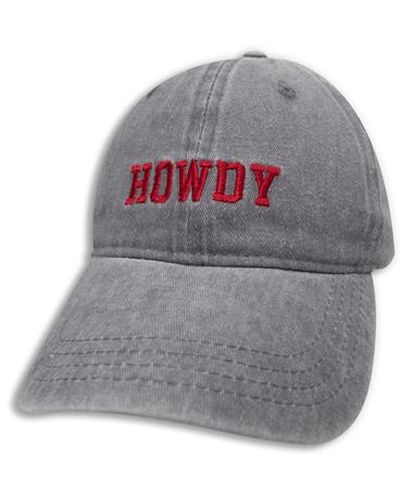 Howdy Maroon Baseball  Hat