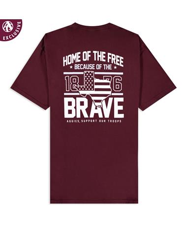 Texas A&M Home Of The Free T-Shirt