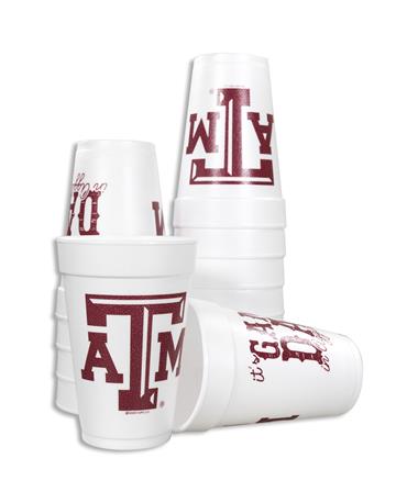 Texas A&M Gameday Aggieland Foam Cups
