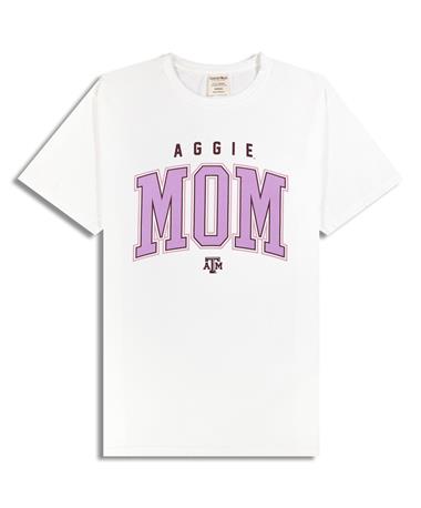 Texas A&M Bold Pink Aggie Mom T-Shirt