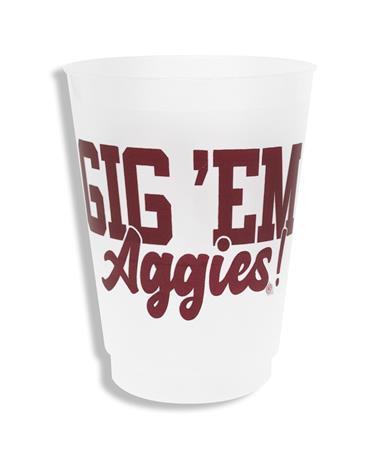 Frosted Gig 'Em Aggies Cup