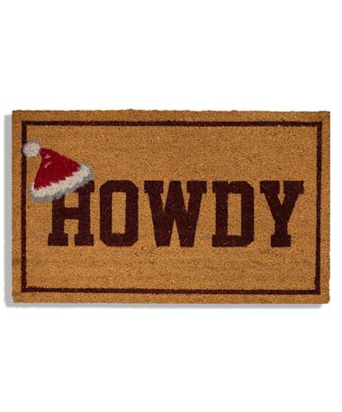 Howdy Santa Hat Doormat