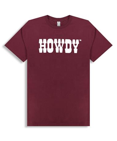 Texas A&M Western Howdy Maroon T-Shirt