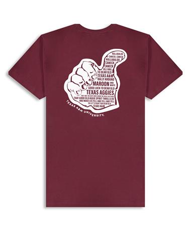 Texas A&M Thumb Hullabaloo Maroon T-Shirt
