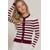 IVORY/BURGUNDY