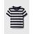 WHITE NAVY STRIPE